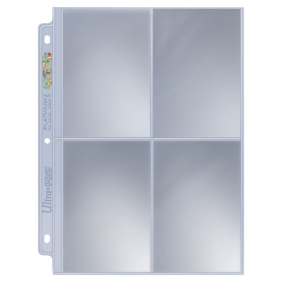 Ultra-PRO® 4 Pocket 3-Ring BINDER PAGES