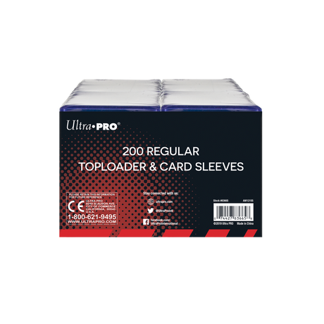 3" x 4" Clear Regular TOPLOADER® Sleeves and Soft Sleeves Bundle (200ct) for Standard Size Cards