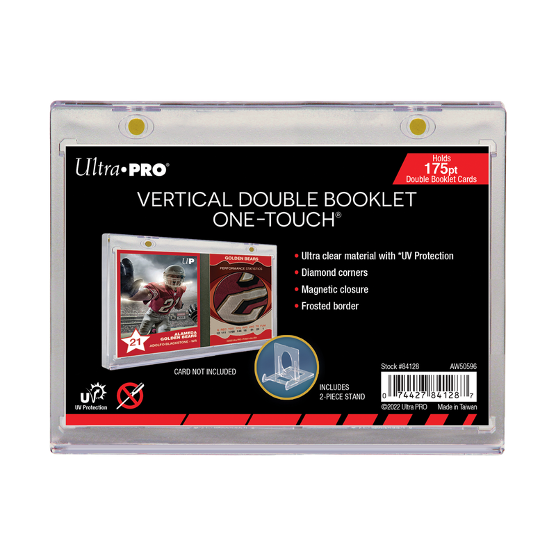 175PT Vertical Booklet Card UV ONE-TOUCH Magnetic Holder | Ultra PRO International