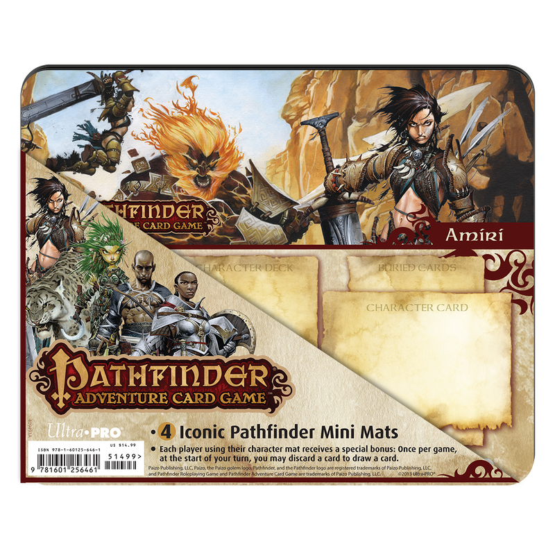 Rise of the Runelords Expansion Mini Mats (4ct) for Pathfinder Adventure Card Game | Ultra PRO International