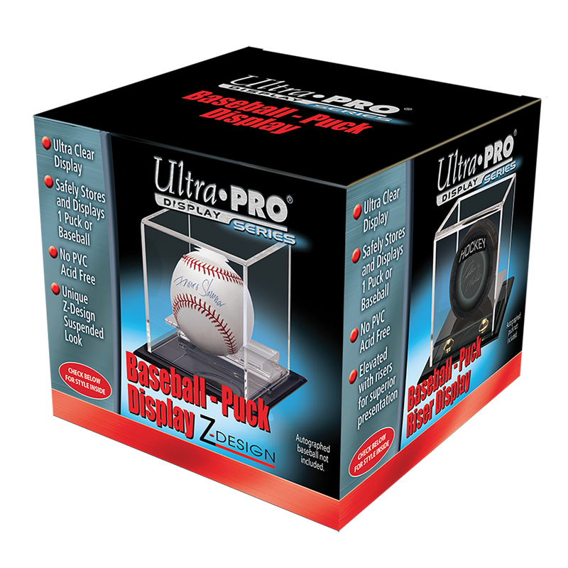 Baseball & Hockey Puck Z-Design Display Case | Ultra PRO International