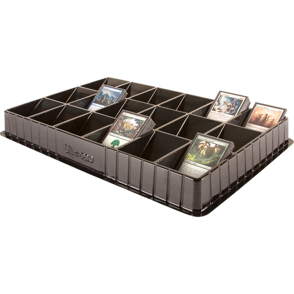 mtg card sorting tray BCW - 10 ct | 24-Cell Trading Card Organizer for TCG, CCG & Sports Cards Light weight and stackable for easy traveling Made my own Card Sorter