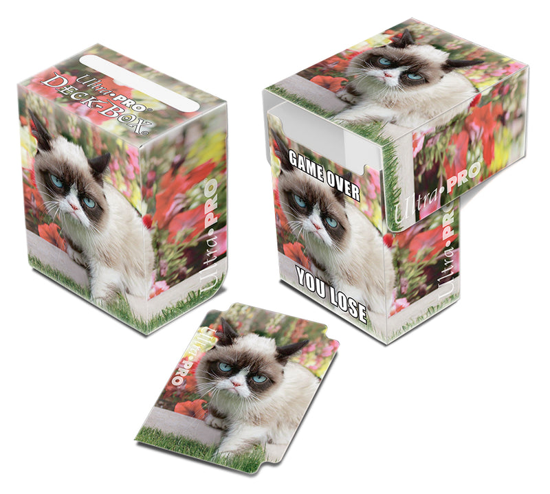 Grumpy Cat Flowers Full-View Deck Box | Ultra PRO International
