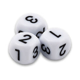 White D6 Dice Set (12ct) | Ultra PRO International