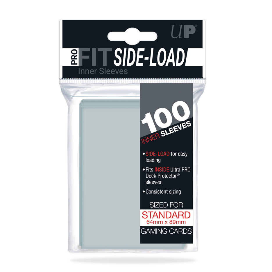 PRO-Fit Side-Load Standard Deck Inner Sleeves (100ct) | Ultra PRO International