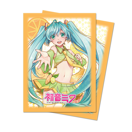Summertime Standard Deck Protector Sleeves (50ct) for Hatsune Miku | Ultra PRO International