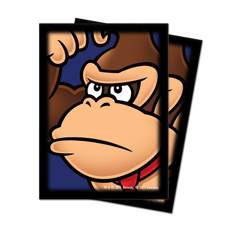 Donkey Kong Standard Deck Protector Sleeves (65ct) for Super Mario | Ultra PRO International