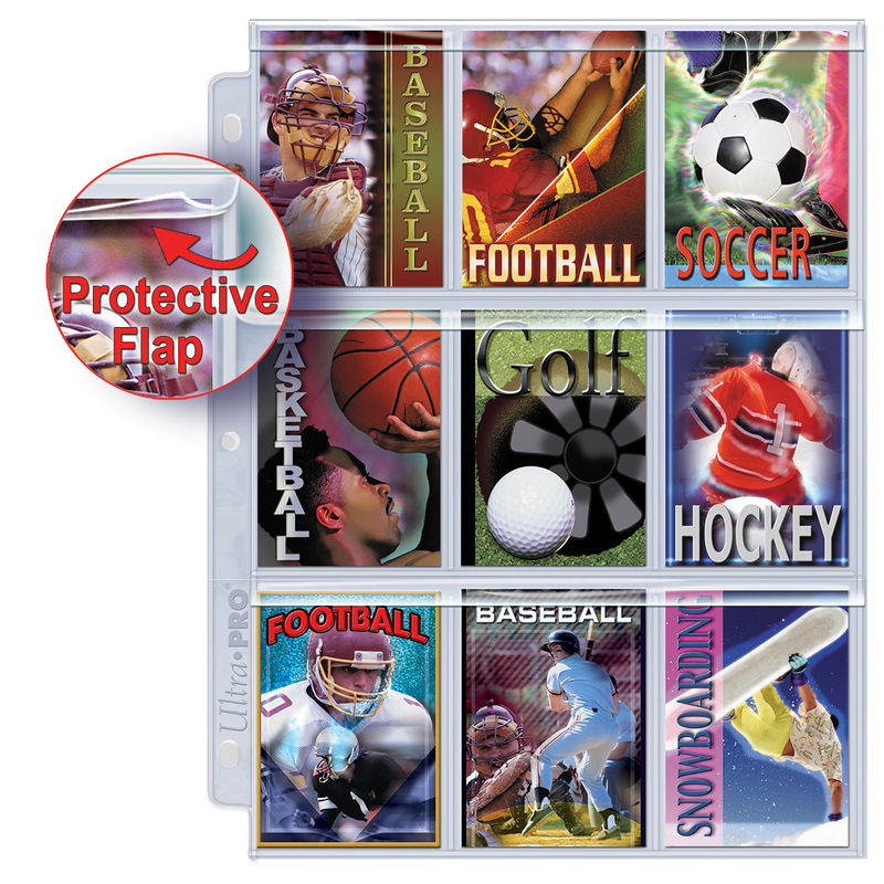  Ultra Pro 9 Pocket Pages Platinum Series 100 Pages of Card  Sleeves for Trading Baseball Card Binder, -Pokemon and Baseball Card  Sleeves : Toys & Games