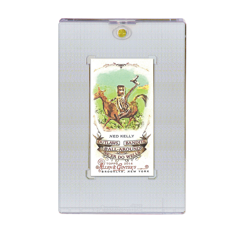thumbnail image 2 of Protect Your Vintage Cards: Ultra PRO Tobacco Size One-Touch Magnetic Holder, UV Protection, Clear (35 Pt.) 2 of 5
