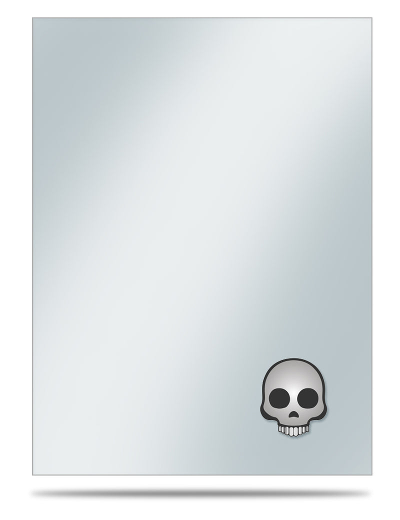 Emoji: Skull Standard Deck Protector Sleeve Covers (50ct) | Ultra PRO International