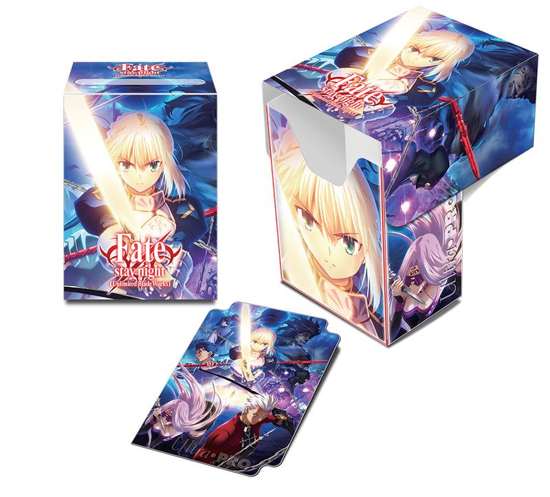 Servants Saber Full-View Deck Box for Fate/stay night | Ultra PRO International