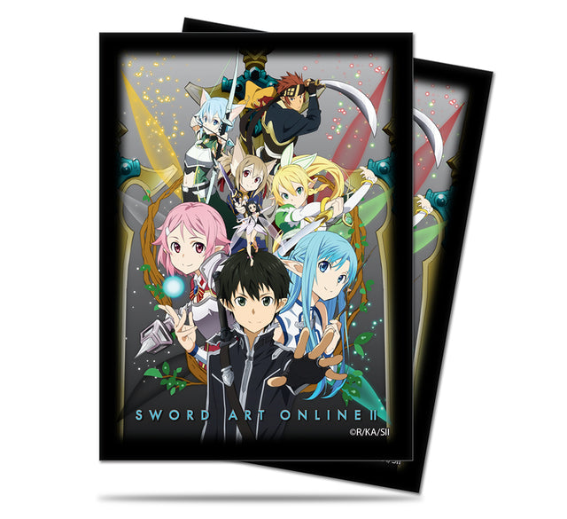 Excalibur Standard Deck Protector Sleeves (50ct) for Sword Art Online II | Ultra PRO International