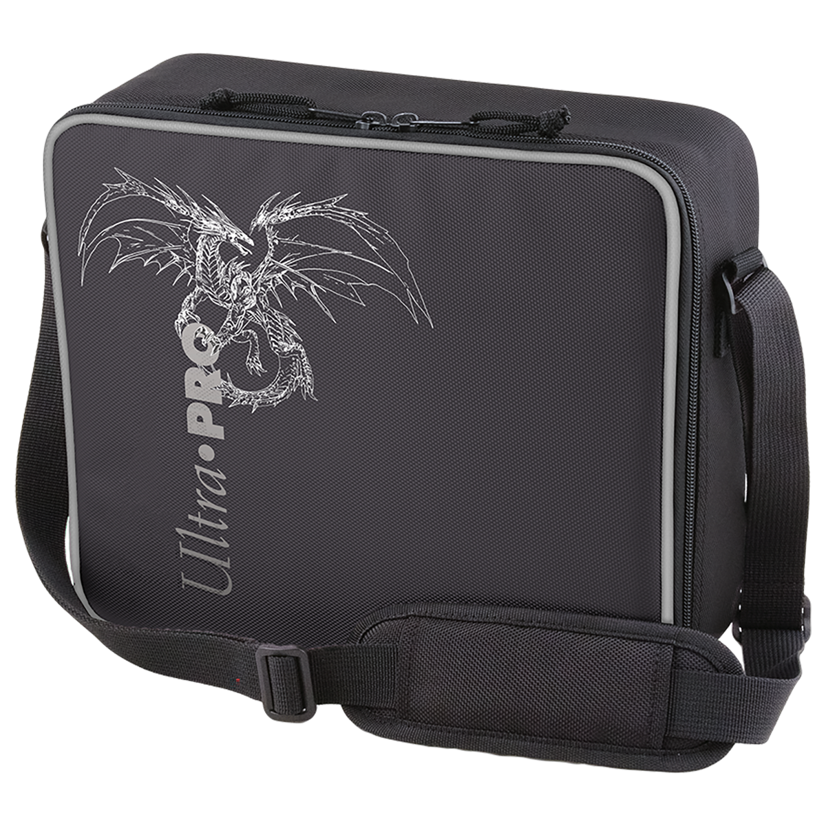 Deluxe Gaming Case Black Dragon with Silver Trim | Ultra PRO International