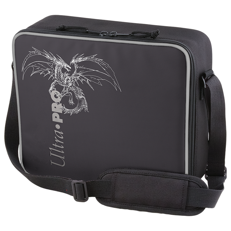Deluxe Gaming Case Black Dragon with Silver Trim | Ultra PRO International