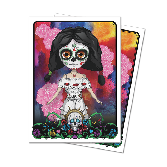 Doll Standard Deck Protector Sleeves (50ct) for Dia De Los Muertos | Ultra PRO International