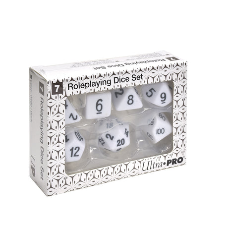 White RPG Dice Set (7ct) | Ultra PRO International