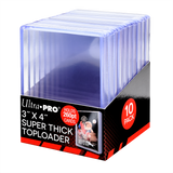 3" x 4" Clear Super Thick 260PT Toploaders (10ct) | Ultra PRO International