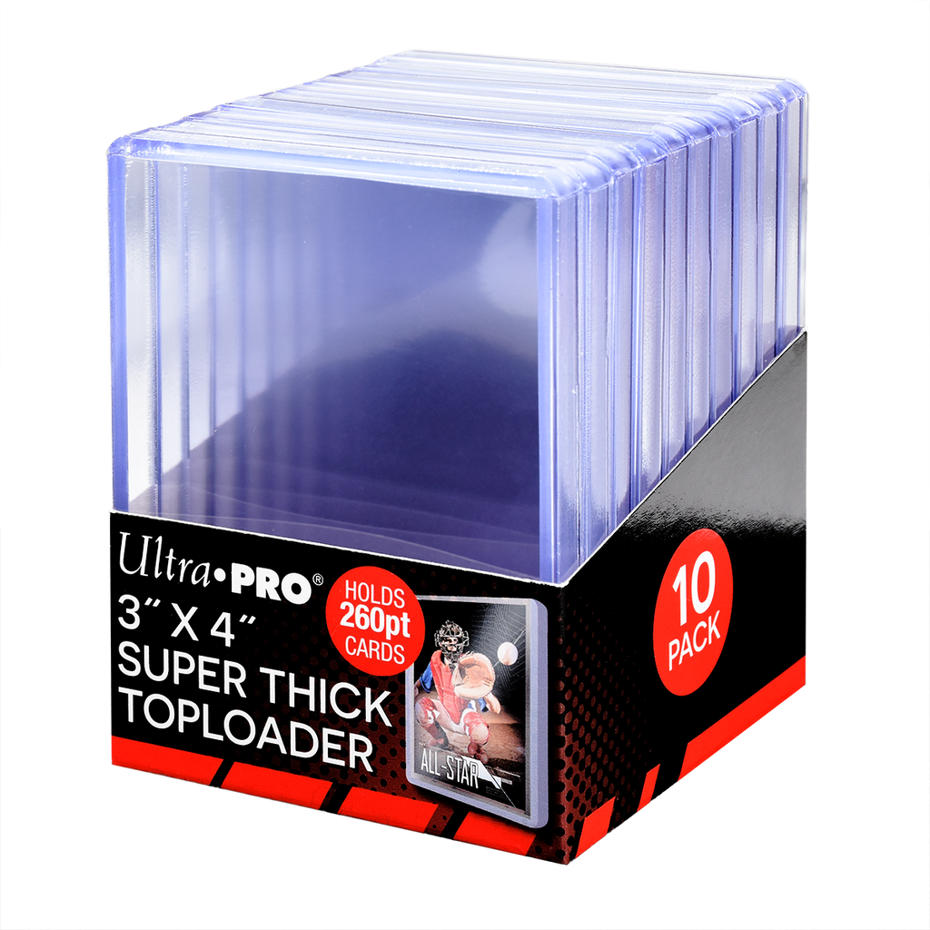 10pcs Ultra.pro 130pt 3x4 Super Thick Top Loader Trading Cards