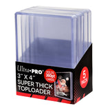 3" x 4" Super Thick 360PT Toploaders (5ct) | Ultra PRO International