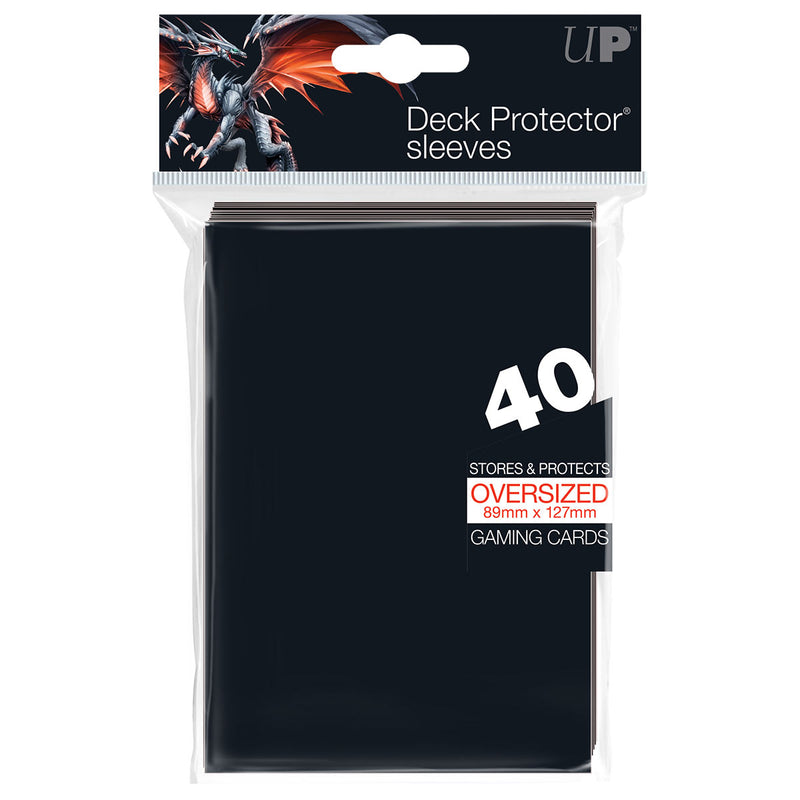 Ultra Pro Card Supplies Deck Protector Sleeves, Black, 180 Count