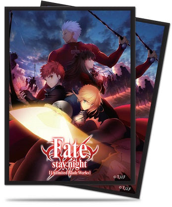 Main Characters Standard Deck Protector Sleeves (65ct) for Fate/stay night: Unlimited Blade Works | Ultra PRO International