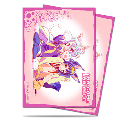 Nayaa! Standard Deck Protector Sleeves (65ct) for No Game No Life | Ultra PRO International