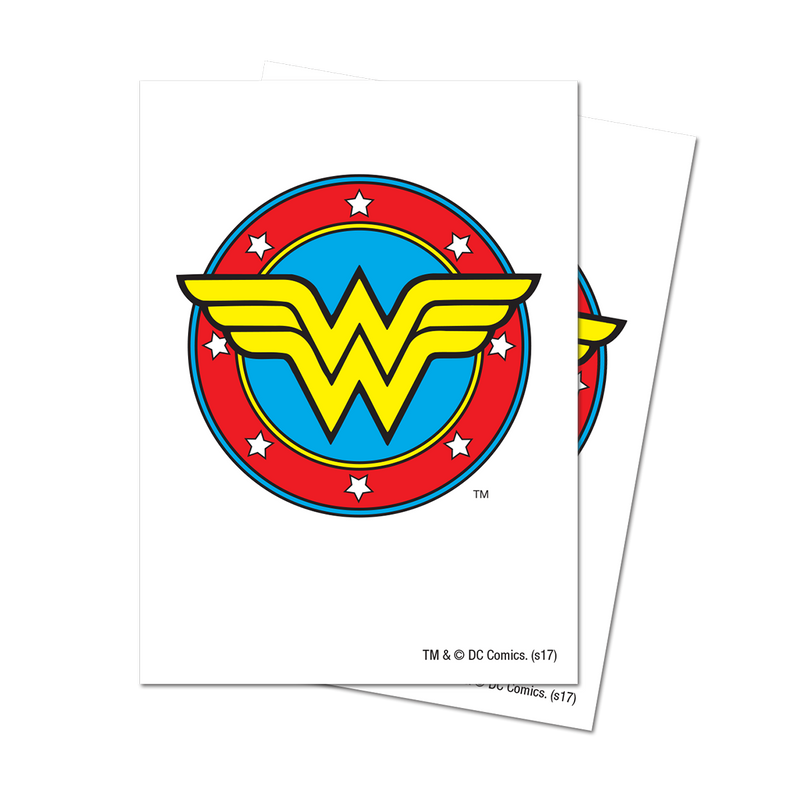 Wonder Woman Standard Deck Protector Sleeves (65ct) for Justice League | Ultra PRO International