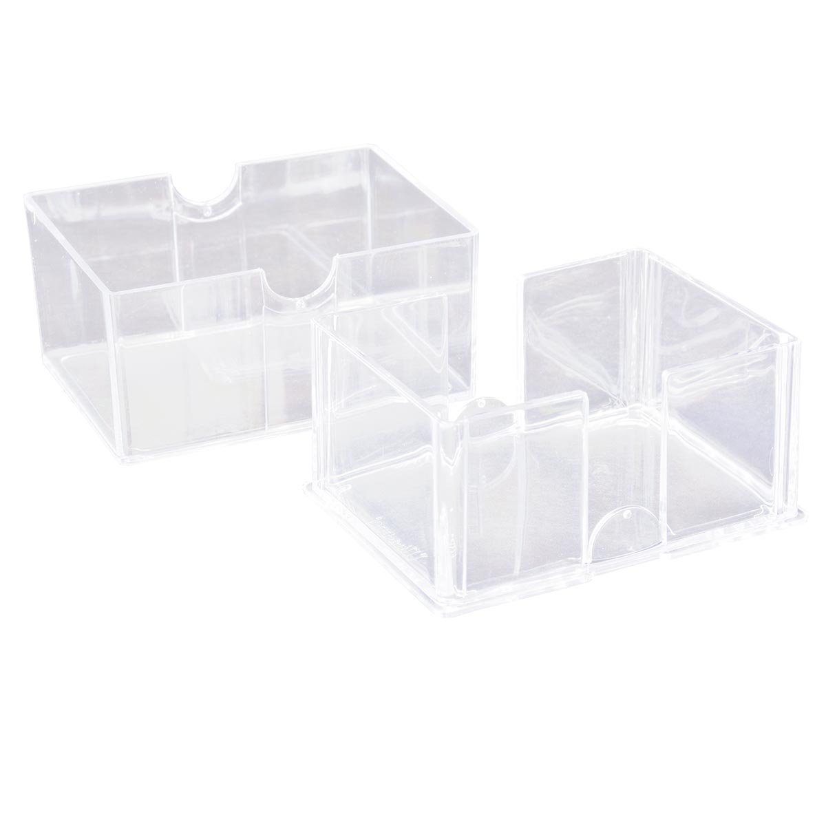 Proops 1 X Aluminium 20 Clear Storage Boxes in Tray, 30mm Dia Pots. Beads  Findings Jump Rings S7777 Free UK Postage 