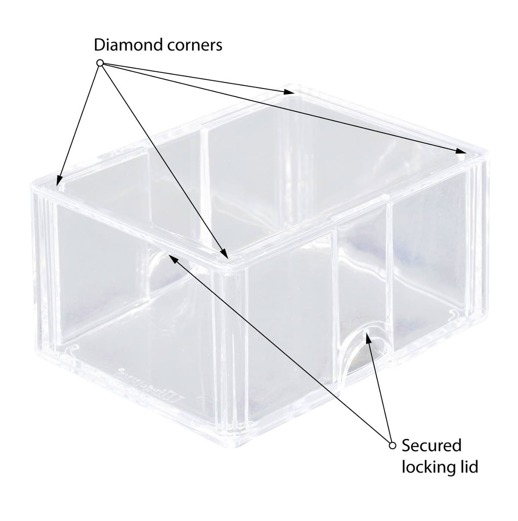 Diamond Corner 100+ Card Storage Box
