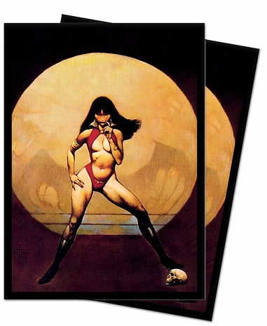 Vampire Mistress Standard Deck Protector Sleeves (100ct) by Frank Frazetta | Ultra PRO International