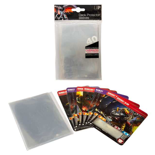 Clear Top Loading Oversized Deck Protector Sleeves (40ct) | Ultra PRO International