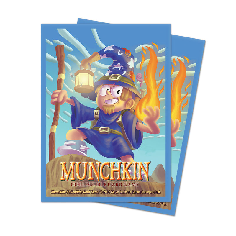 Wizard Standard Deck Protector Sleeves (100ct) for Munchkin CCG | Ultra PRO International