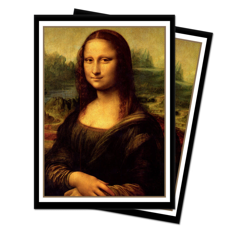 Fine Art Mona Lisa Standard Deck Protector Sleeves (65ct) by Leonardo da Vinci | Ultra PRO International
