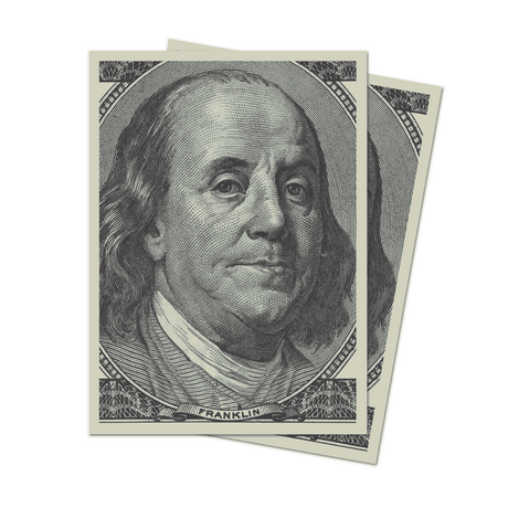 Fine Art Benjamin Franklin Standard Deck Protector Sleeves (100ct) | Ultra PRO International