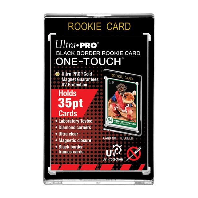 35PT ROOKIE Black Border UV ONE-TOUCH Magnetic Holder - Ultra PRO International