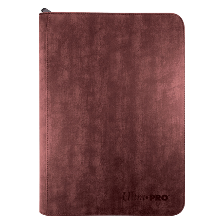 Suede Collection Premium 9-Pocket Zippered PRO-Binder | Ultra PRO International