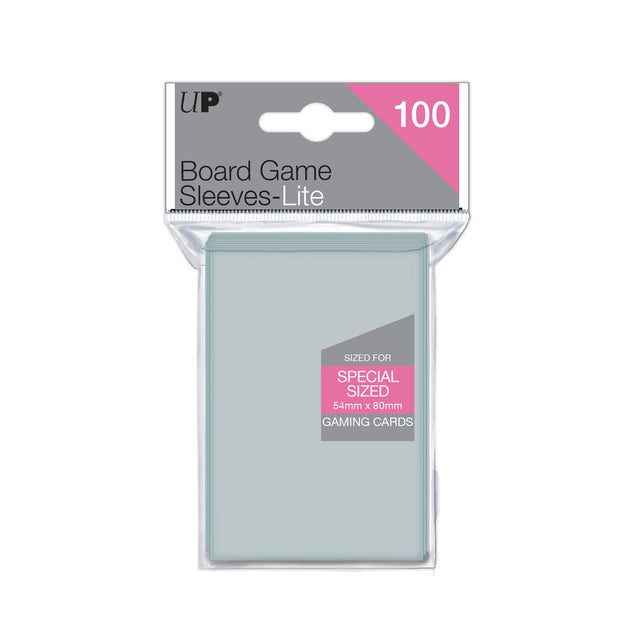 Special Sized Lite Board Game Sleeves (100ct) for 54mm x 80mm Cards | Ultra PRO International