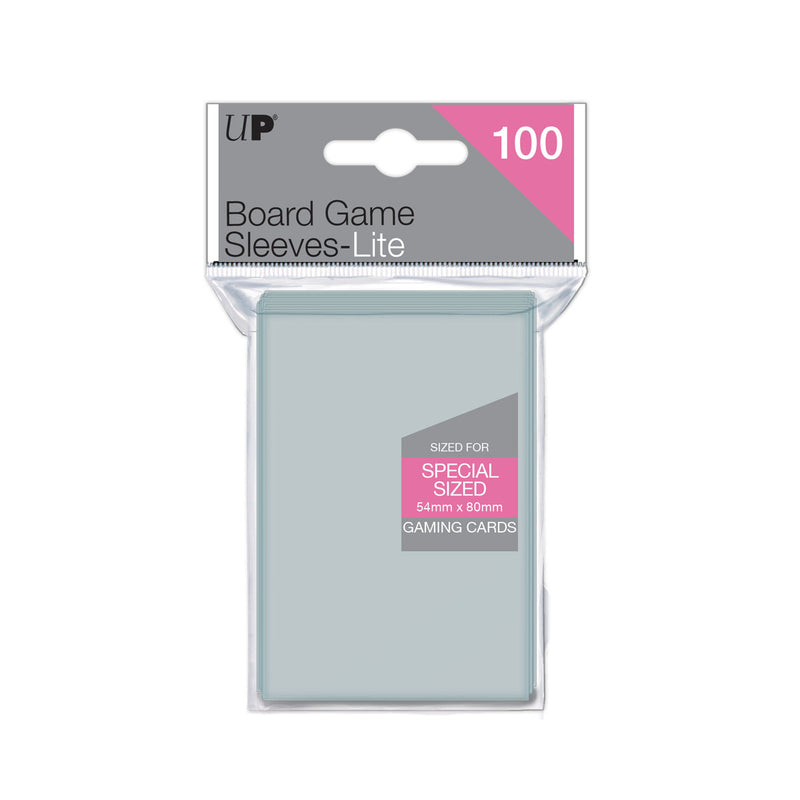 Special Sized Lite Board Game Sleeves (100ct) for 54mm x 80mm Cards | Ultra PRO International