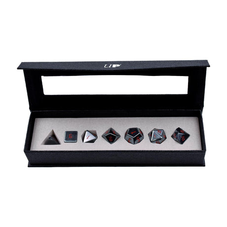 Gemstone Hematite RPG Dice Set (7ct) | Ultra PRO International