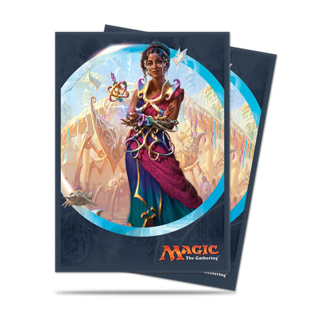 Kaladesh Saheeli Rai Standard Deck Protector Sleeves (80ct) for Magic: The Gathering | Ultra PRO International