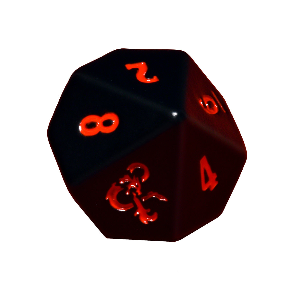 Heavy Metal Black and Red D20 Dice Set 2ct for Dungeons  Dragons  Ultra  PRO International