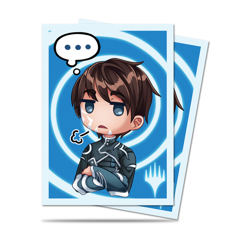 Chibi Collection Jace Sigh... Standard Deck Protector Sleeves (100ct) for Magic: The Gathering | Ultra PRO International