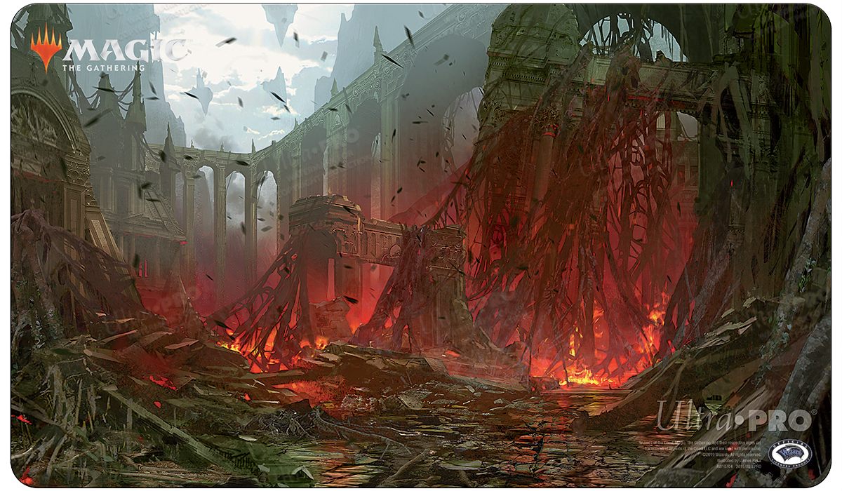 MTG Ravnica Allegiance Playmat – Offizielle Spielmatte, Ca. 61x33 Cm, Rutschfeste Unterseite, Als Mauspad Nutzbar