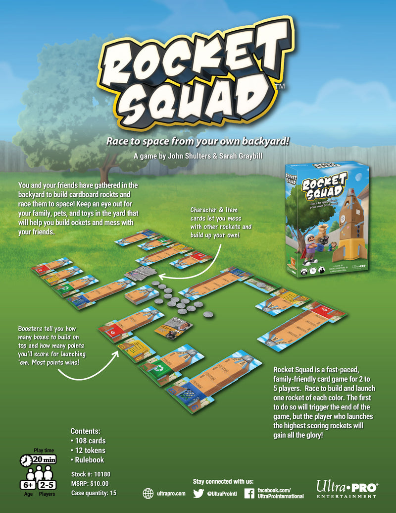 Rocket Squad: Race to Space From Your Own Backyard! | Ultra PRO Entertainment