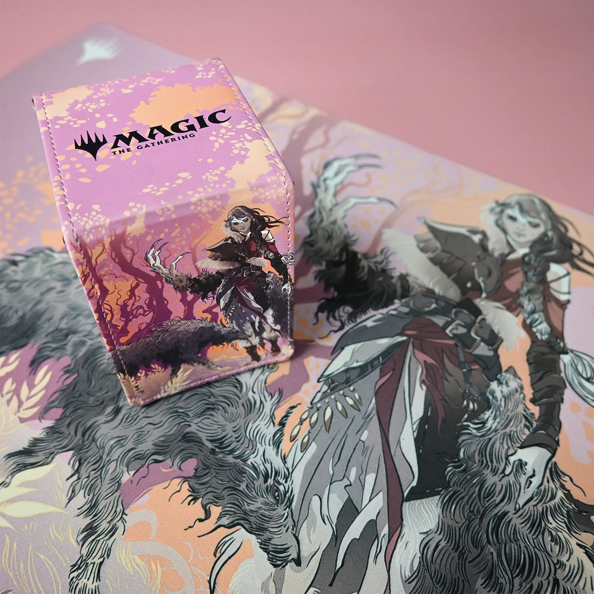 Innistrad: Midnight Hunt Arlinn The Pack Leader Alcove Flip Deck Box for Magic: The Gathering | Ultra PRO International