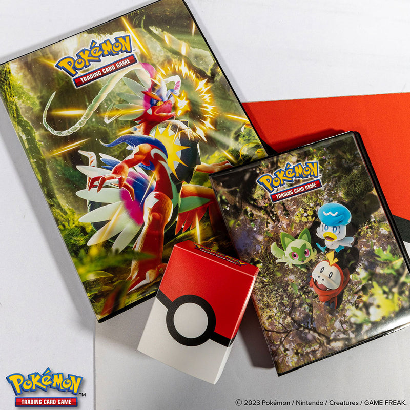 Scarlet and Violet Koraidon and Miraidon 9-Pocket Portfolio for Pokémon