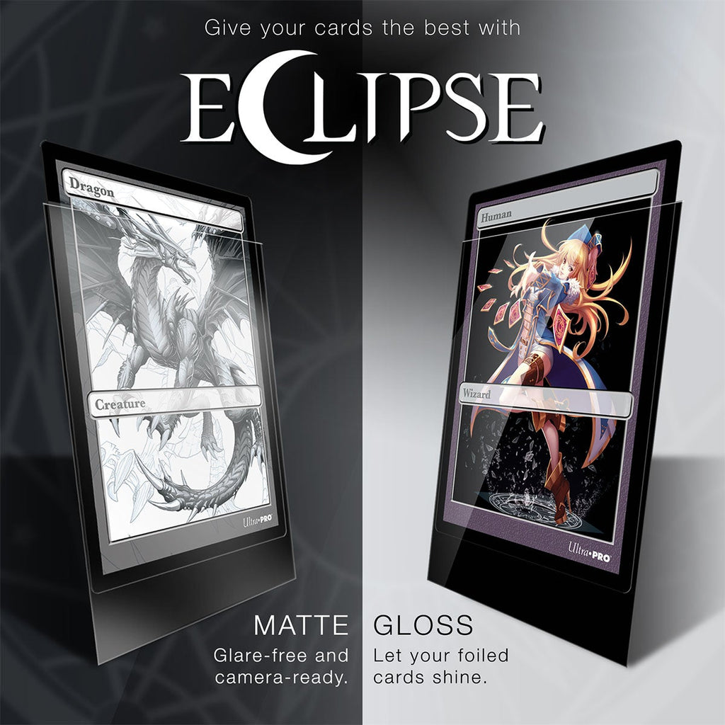 Ultra Pro 100 Ct Pro-Matte Eclipse Deck Protector Card Sleeves - BLUE 89604