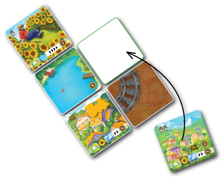 Sunflower Valley: A Tile Laying Game for ages 7 and up