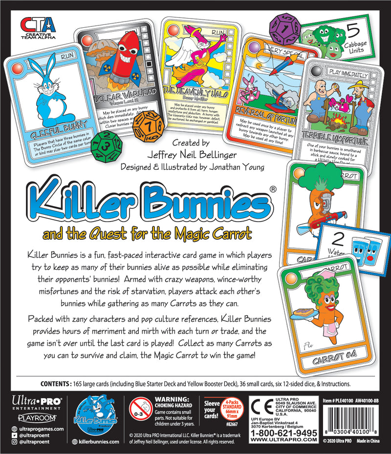Killer Bunnies Quest Blue Starter | Ultra PRO Entertainment