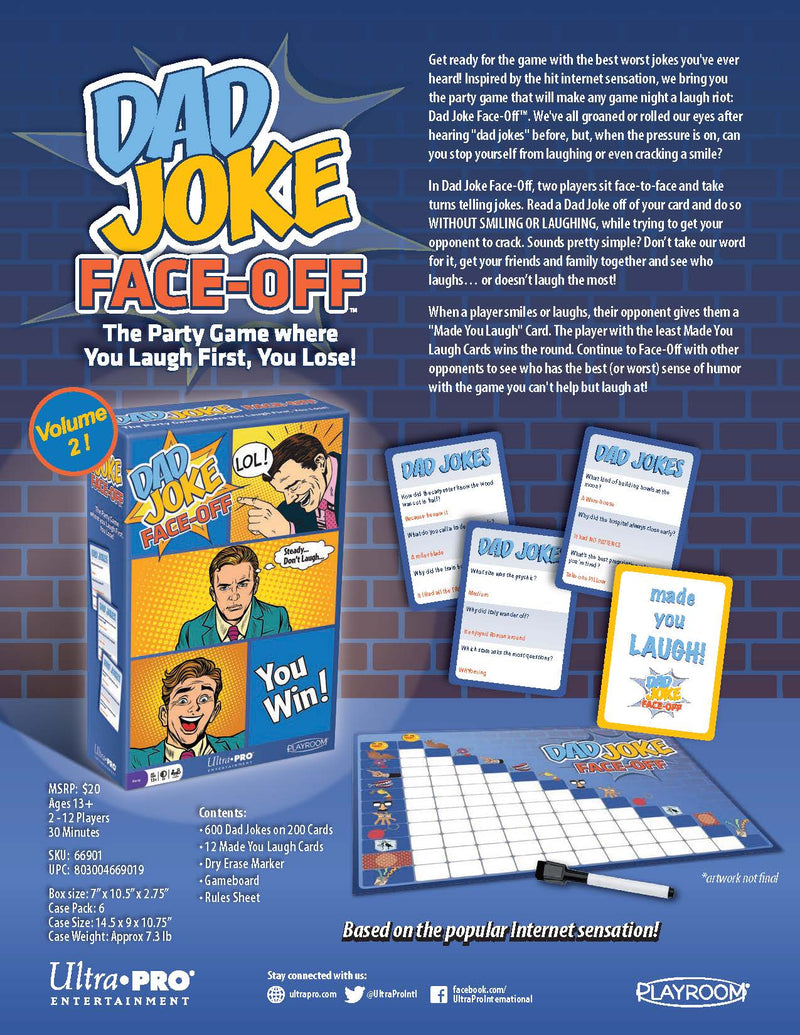 Dad Joke Face-Off: 2nd Edition Party Game | Ultra PRO Entertainment